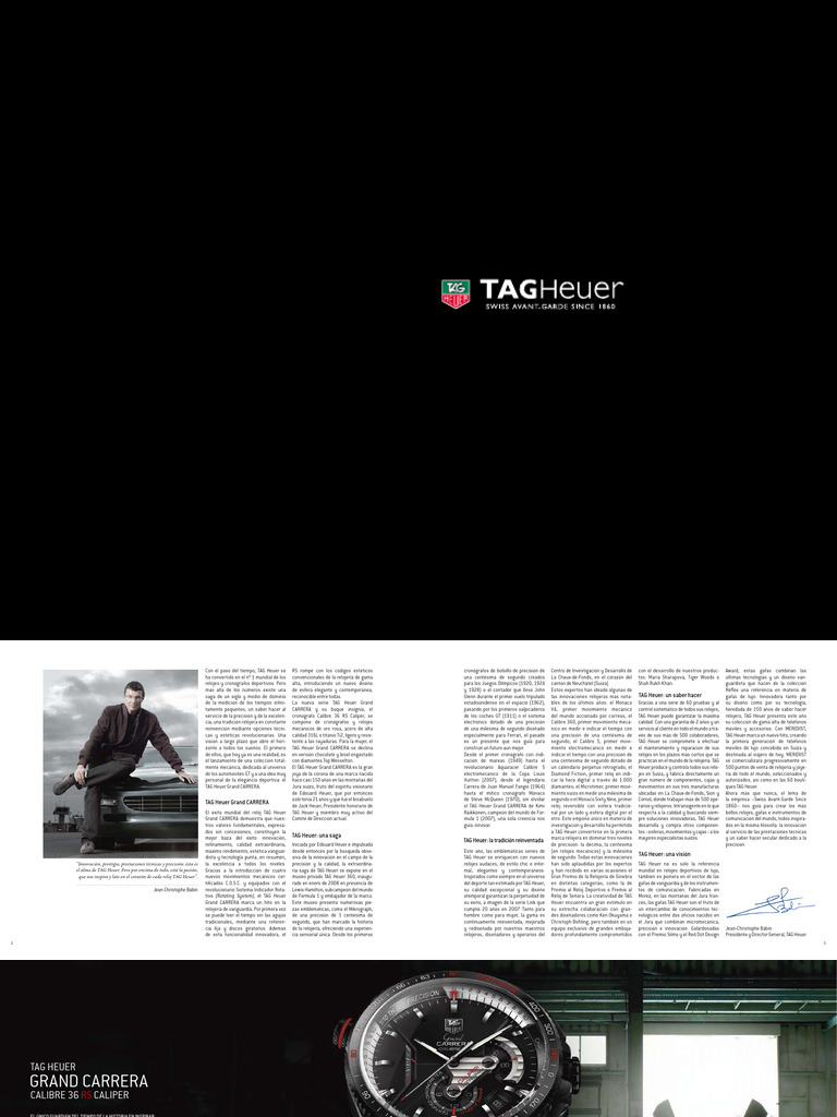 TAGHeuer Watches Catalogue ES | PDF