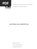 Historia da Linguistica