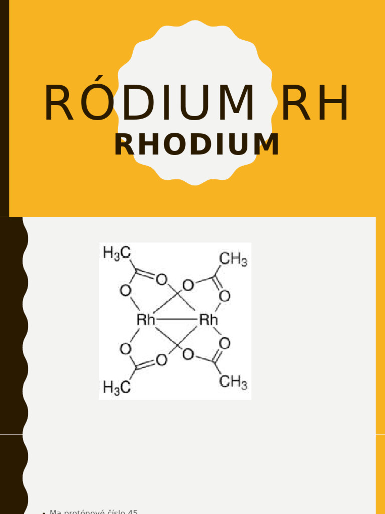 Ródium RH | PDF