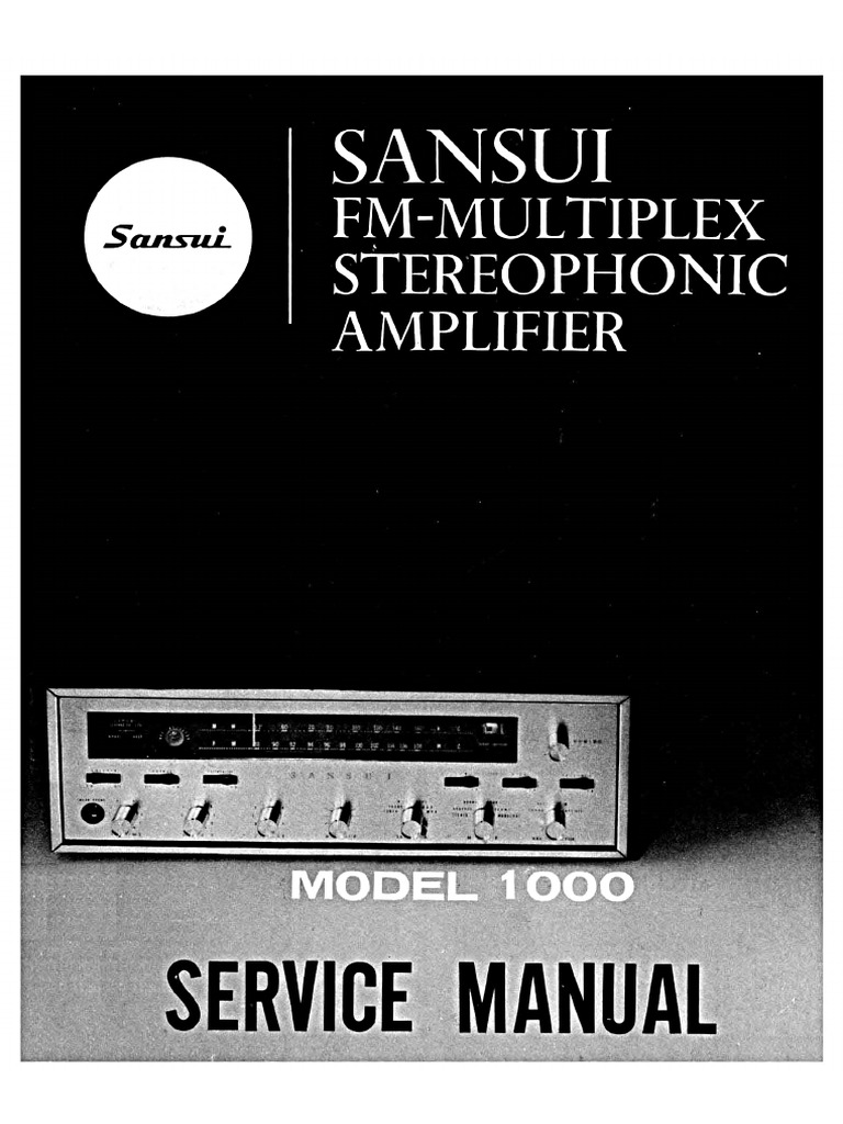 Sansui 1000 Owners Manual : Vidéos de Sansui 1000 Owners Manual – NSBJ