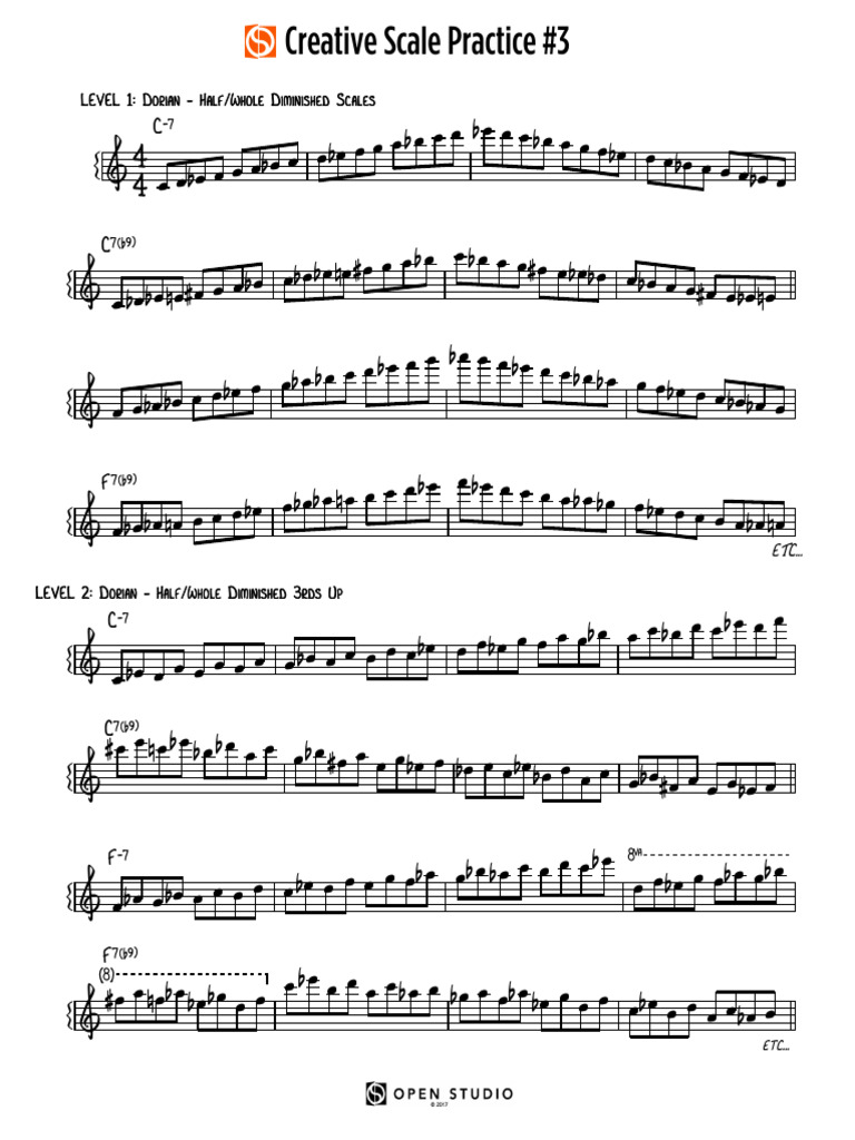 Creative Scale Practice 3 | PDF