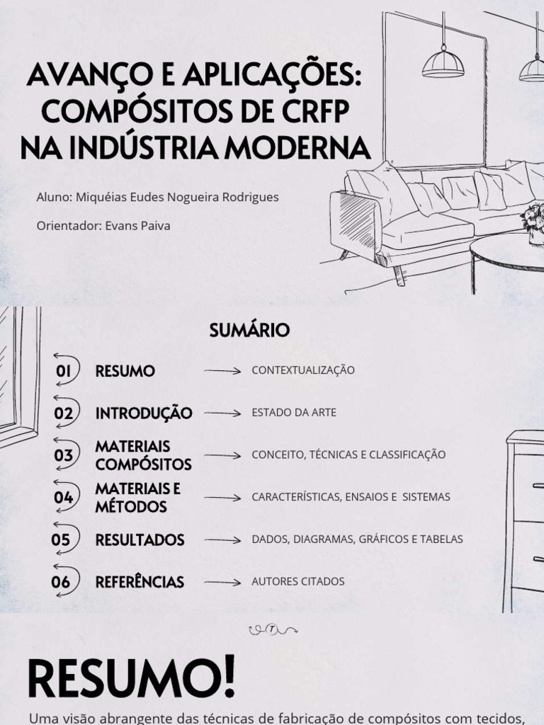 AVANÇO E APLICAÇÕES - COMPOSITOS DE CRFP | PDF