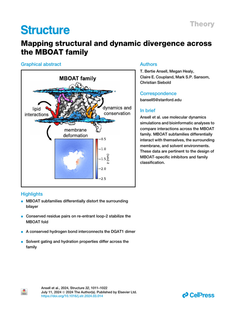 Mapping Structural and Dynamic Divergence Across T | PDF