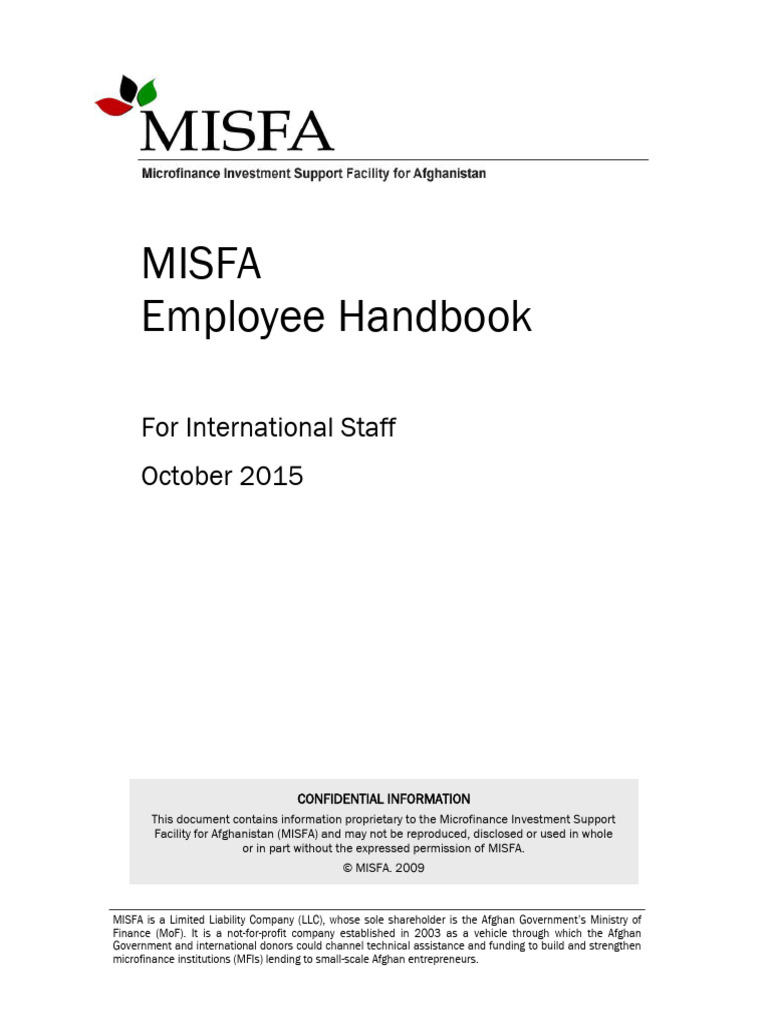 Microfinance Investment Support Facility - International Staff Oct 15 | PDF