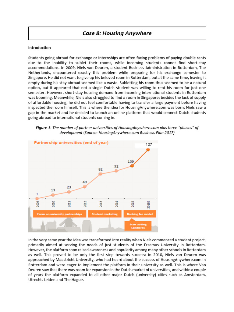 Case 8 - Housing Anywhere | PDF