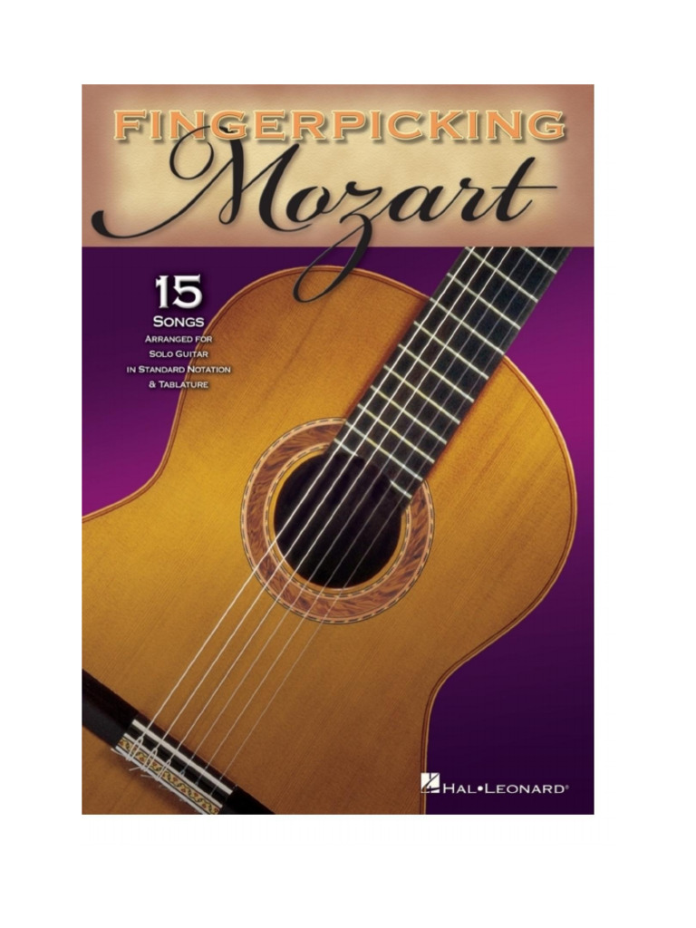 Fingerpicking Mozart Songbook (English Edition) EBook