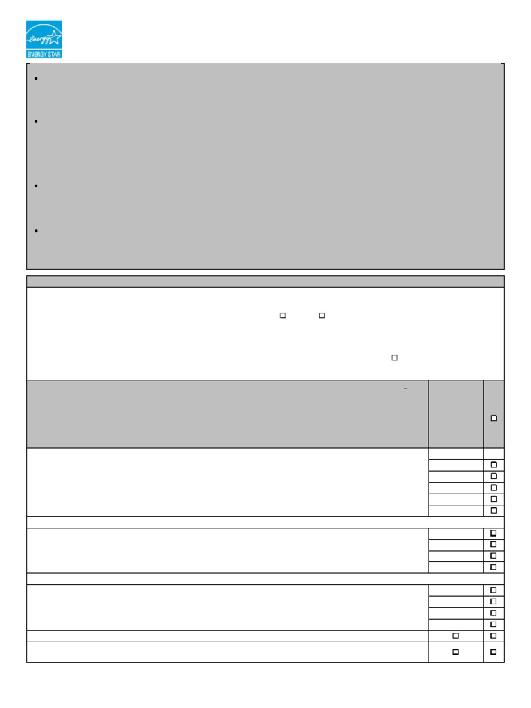 ENERGY STAR MFNC HVAC Functional Testing Checklist Version 1 - 1.1 ...