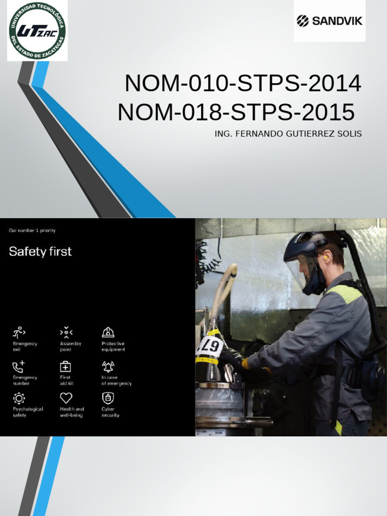Nom 010 STPS 2014 | PDF