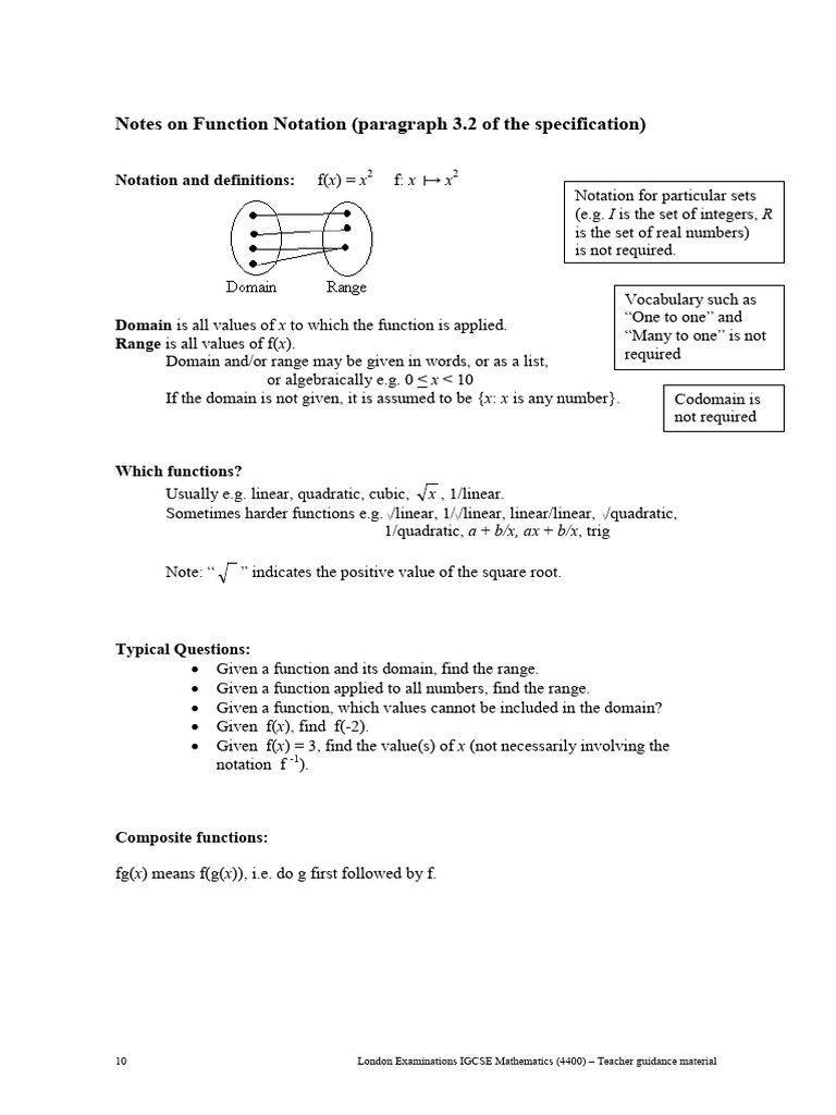 26 - Functions Extra Sheet | PDF