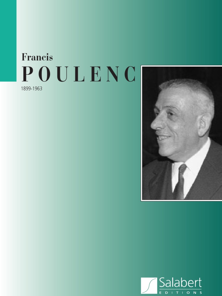 Catalogue Oeuvres Poulenc | PDF | Hautbois | Piano