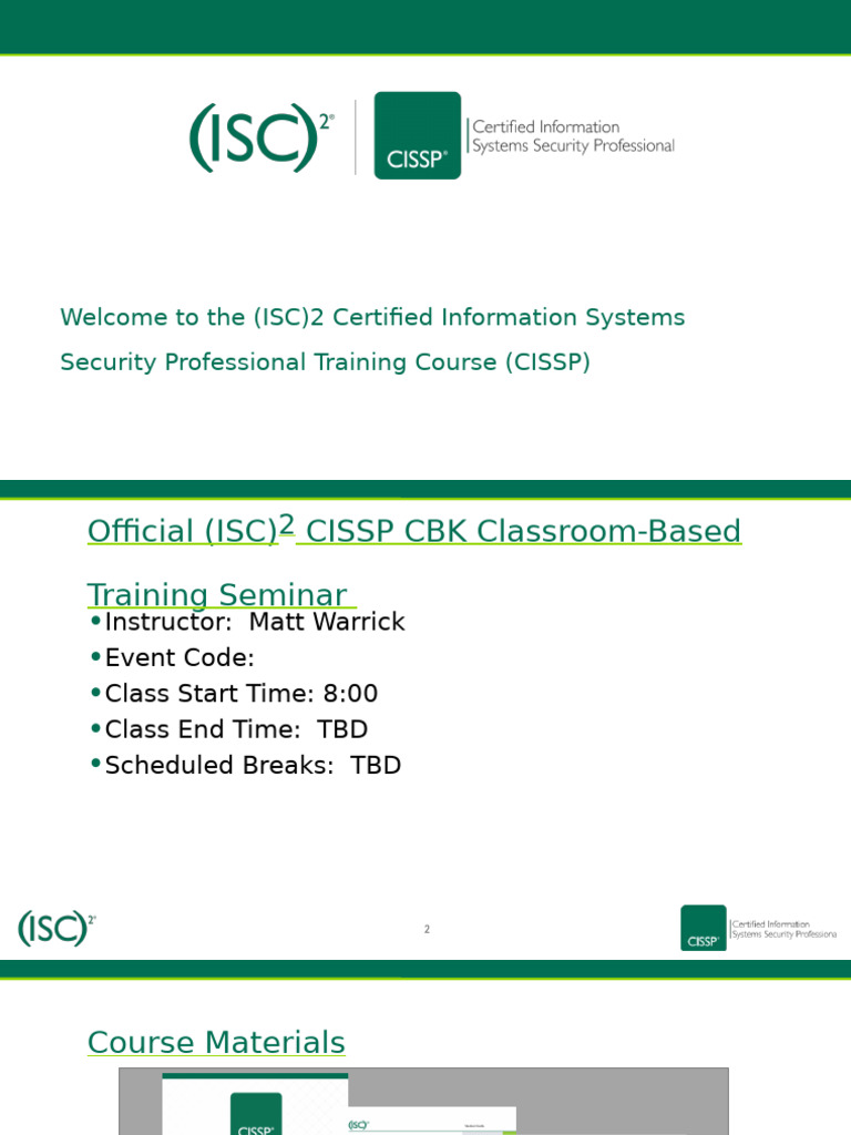 CISSP D0 Slides PDF