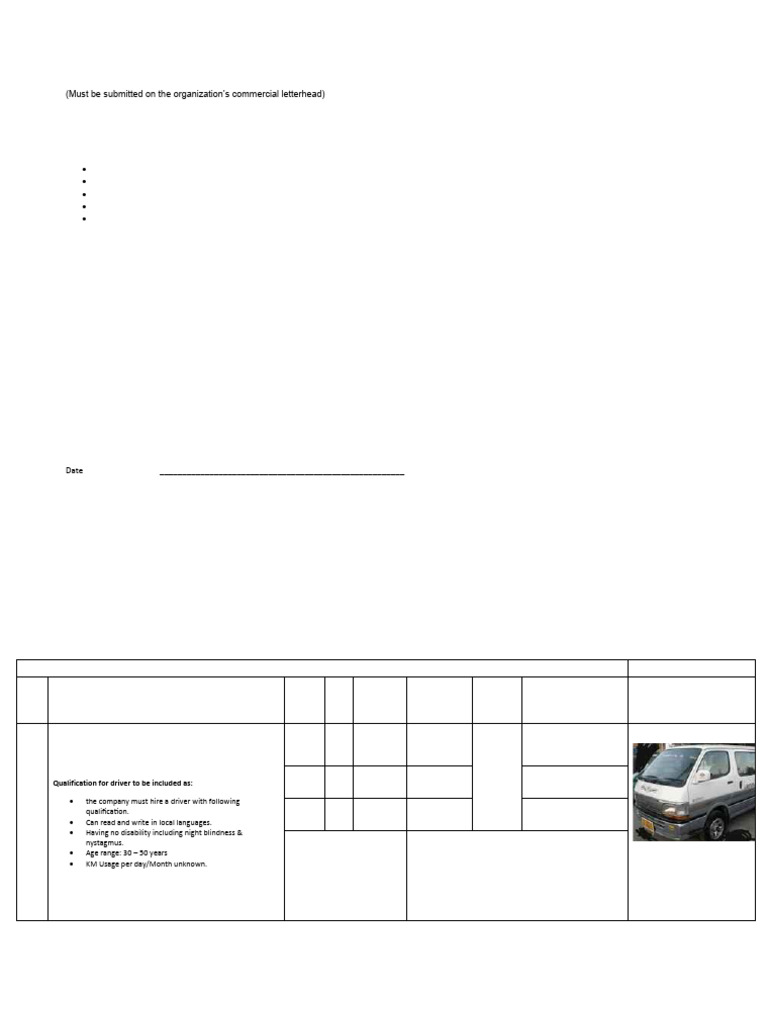 Appendix A: Quotation Cover Letter | PDF