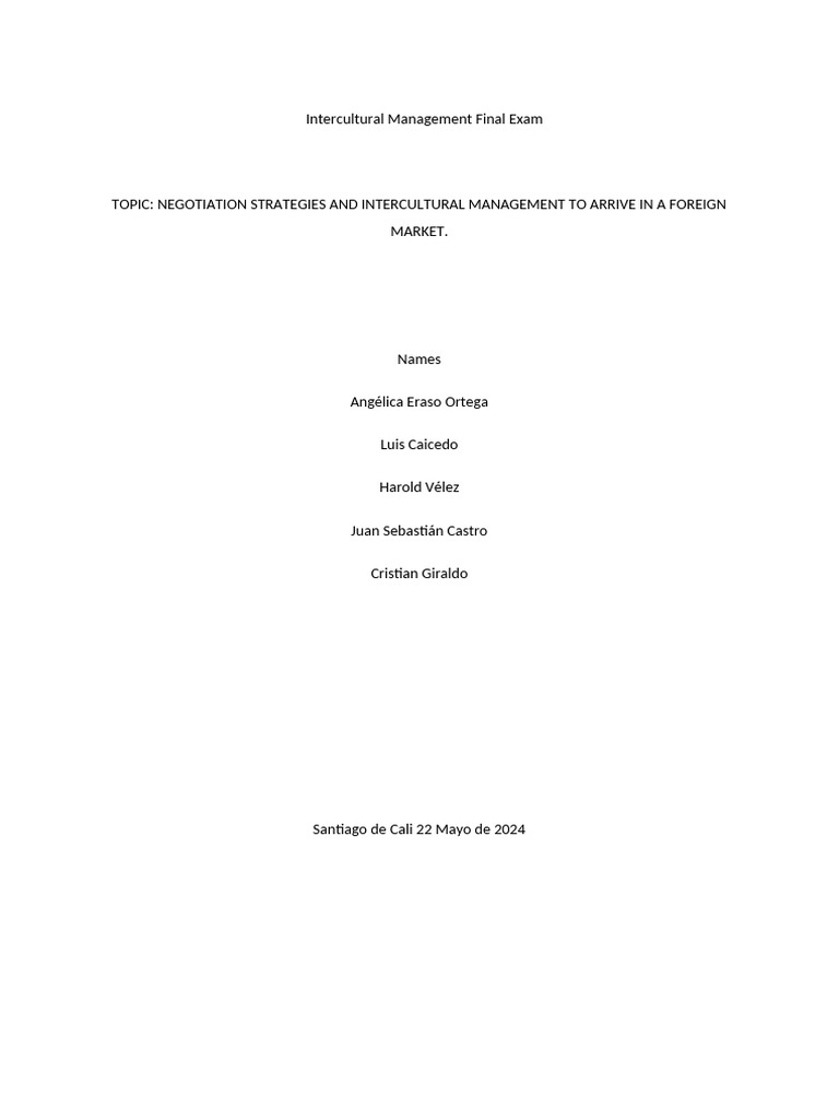 Final Project Gestión | PDF