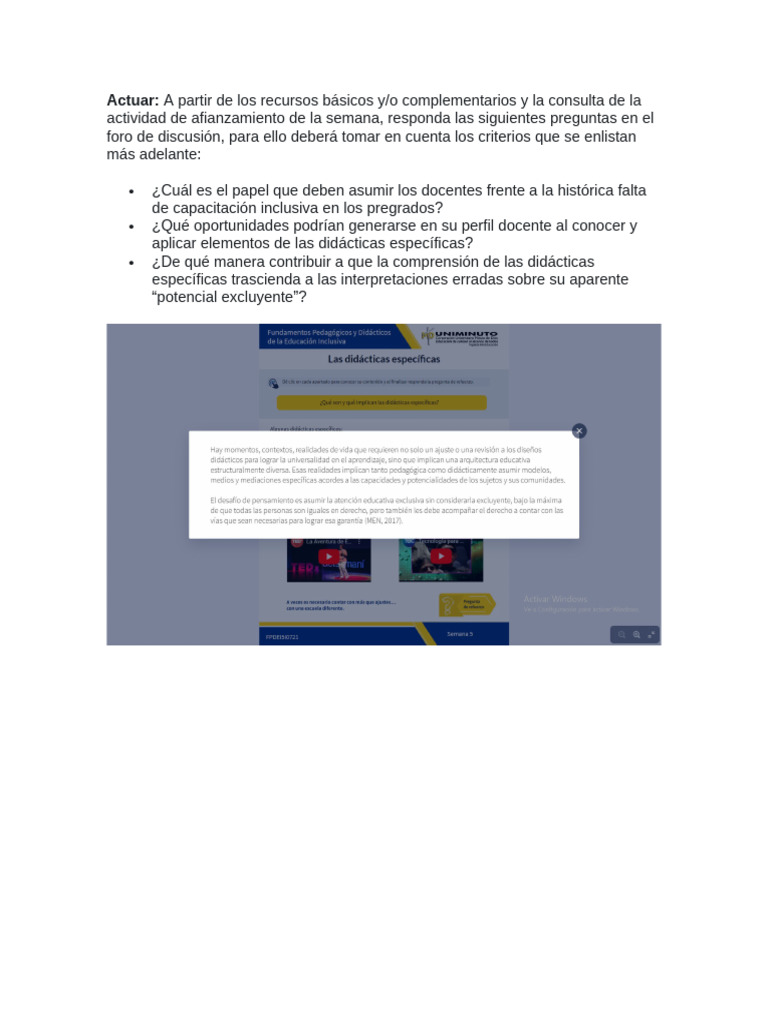 Foro | PDF | Crecimiento personal y profesional | Negocios