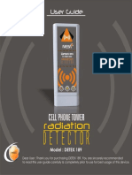 Cell Tower Radiation Detector - Detex 189 User Guide