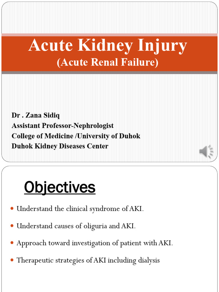 Acute Kidney Injury | PDF