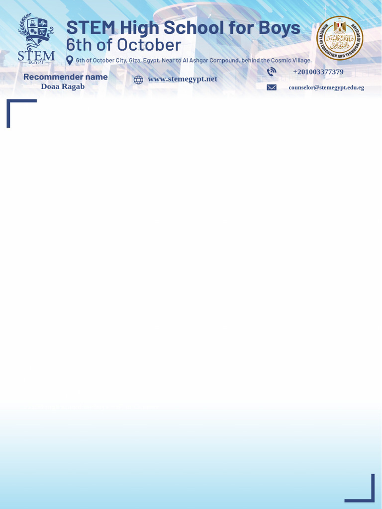 Recommendation Letter Template | PDF