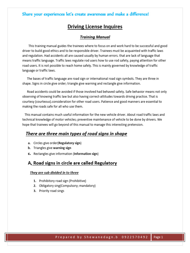 Driving License Inquires | PDF