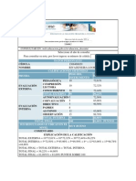 Resultado Evaluación Docente