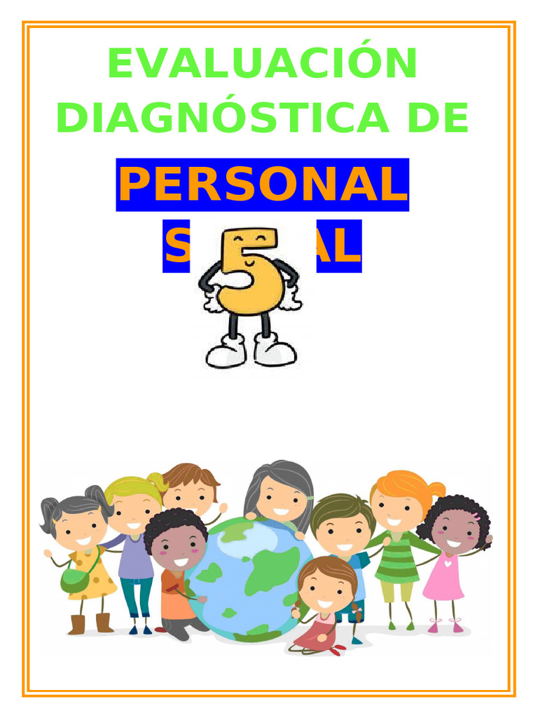 5° Evaluac. Diagnóstica de Personal Social 5to Grado | PDF