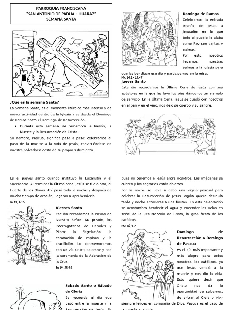 Semana Santa: Significado y Celebraciones | PDF | Pascua de ...