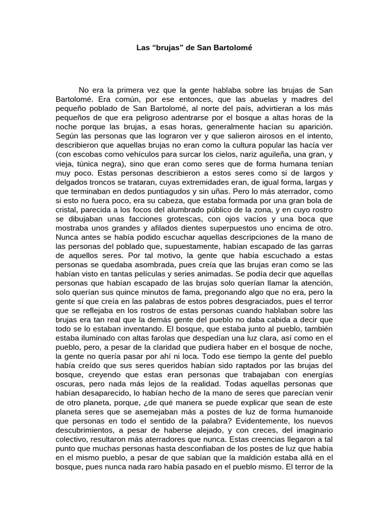 Las brujas de San Bartolomé | PDF | Novela negra, policíaca y suspenso ...