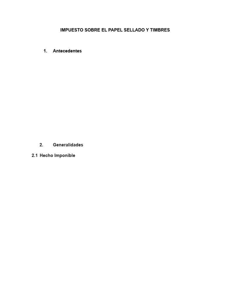 Ley de Papel Sellado y Timbres en Honduras | PDF | Impuestos | Finanzas ...