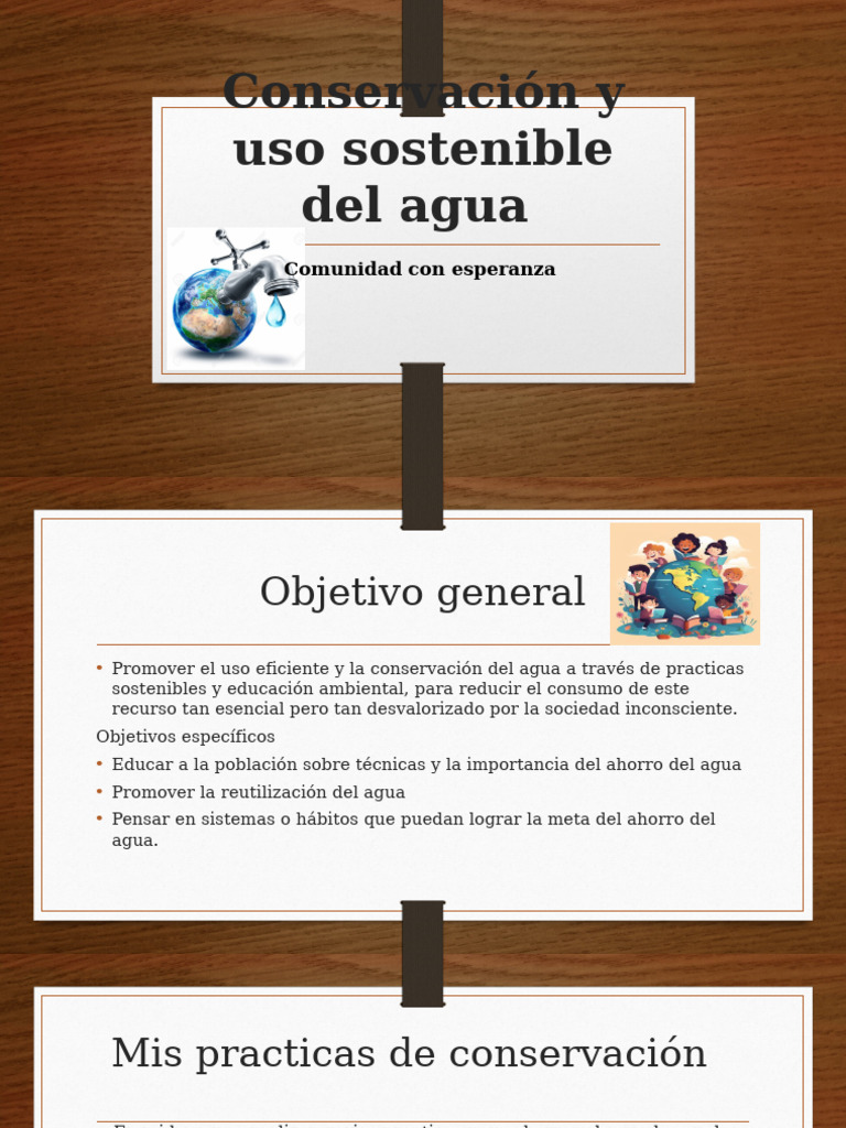 Conservación y Uso Sostenible Del Agua | PDF