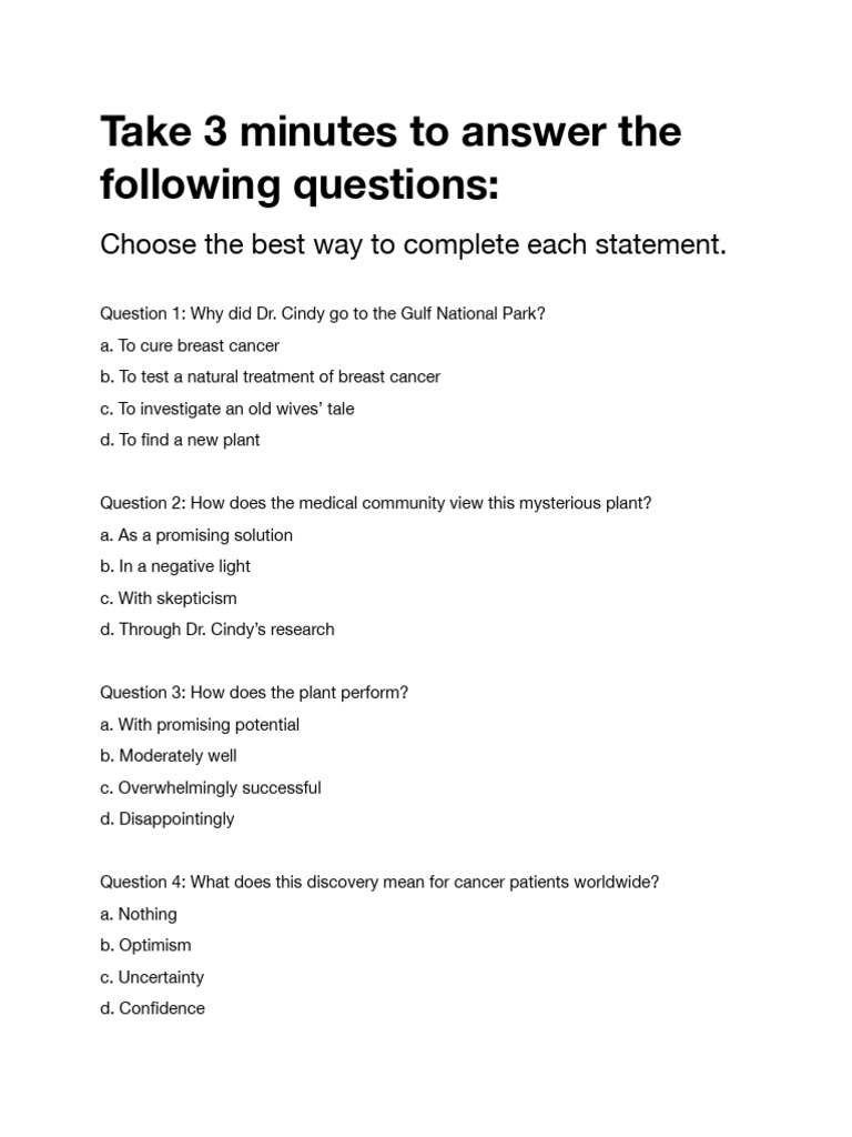 Test+1+Part+4+questions Answers | PDF