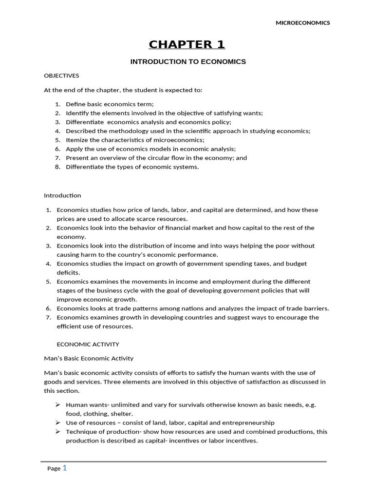 Chapter 1 MICRO | PDF