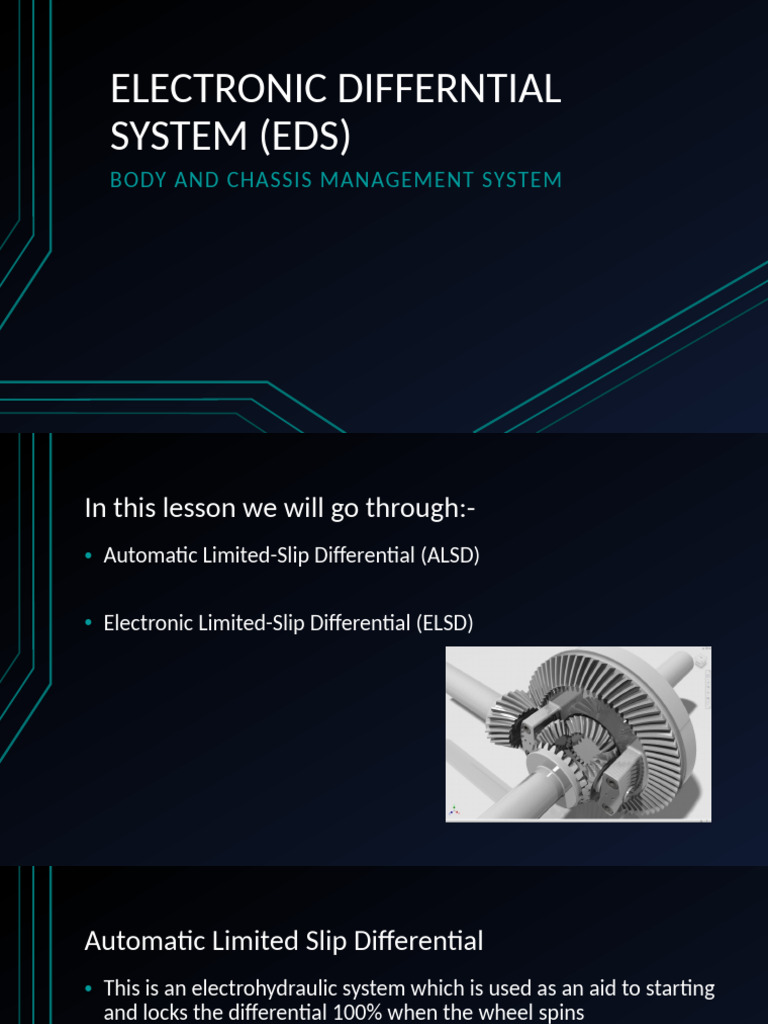 3 - Electronic Differntial System (Eds) | PDF