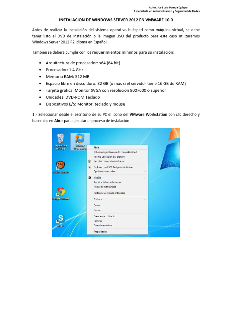 Instalacion de Windows Server 2012 R2 | PDF