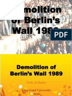 Berlin Wall Demolition 1989