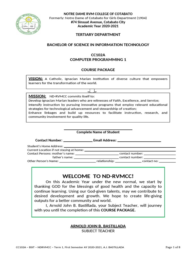 Module 1 Cc102a Edited Pdf