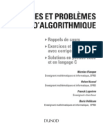 Exercices et problèmes d'algorithmique