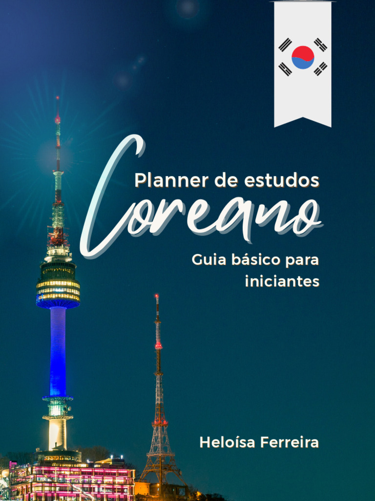 Coreano Coreano: Planner de Estudos | PDF