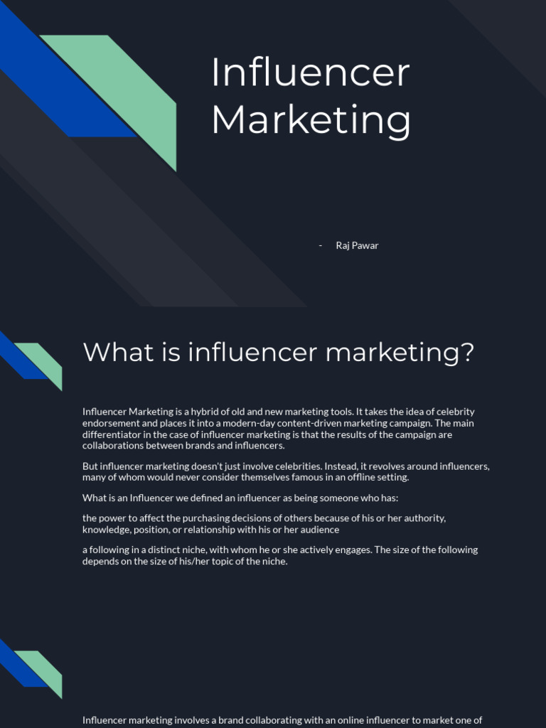 Influencer Marketing | PDF