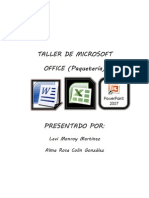 Taller de Microsoft Office Paqueteria