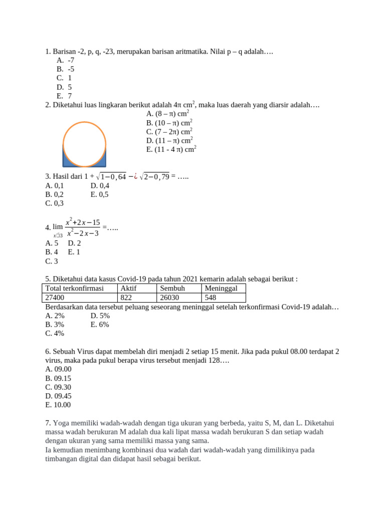 Penalaran Matematika Pdf