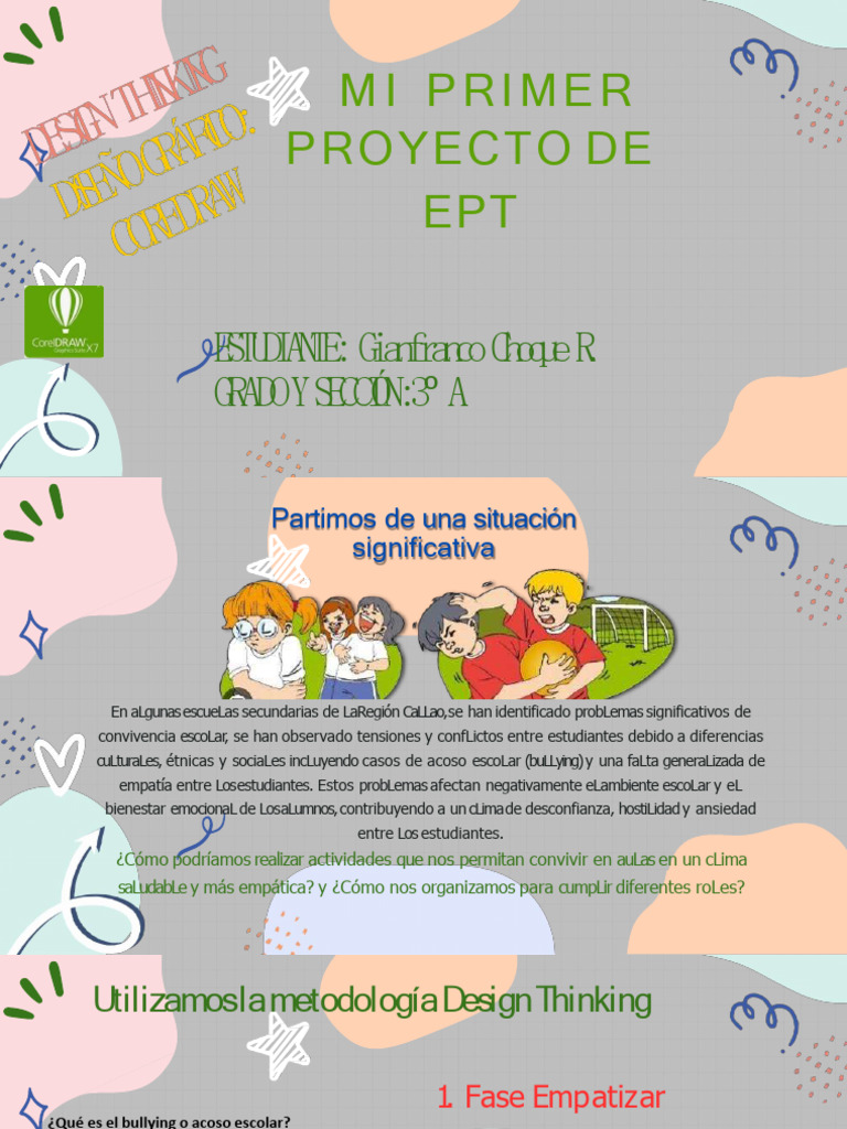 Tercero - PROYECTO 01 Ept | PDF