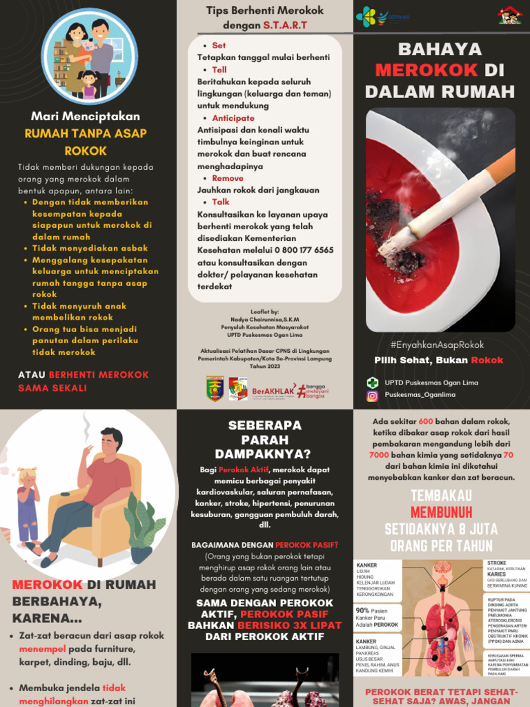 Leaflet Merokok | PDF