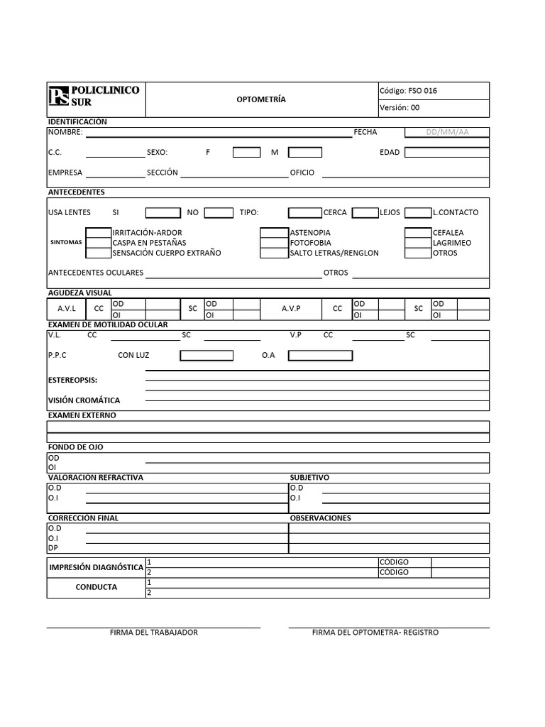 Optometria | PDF