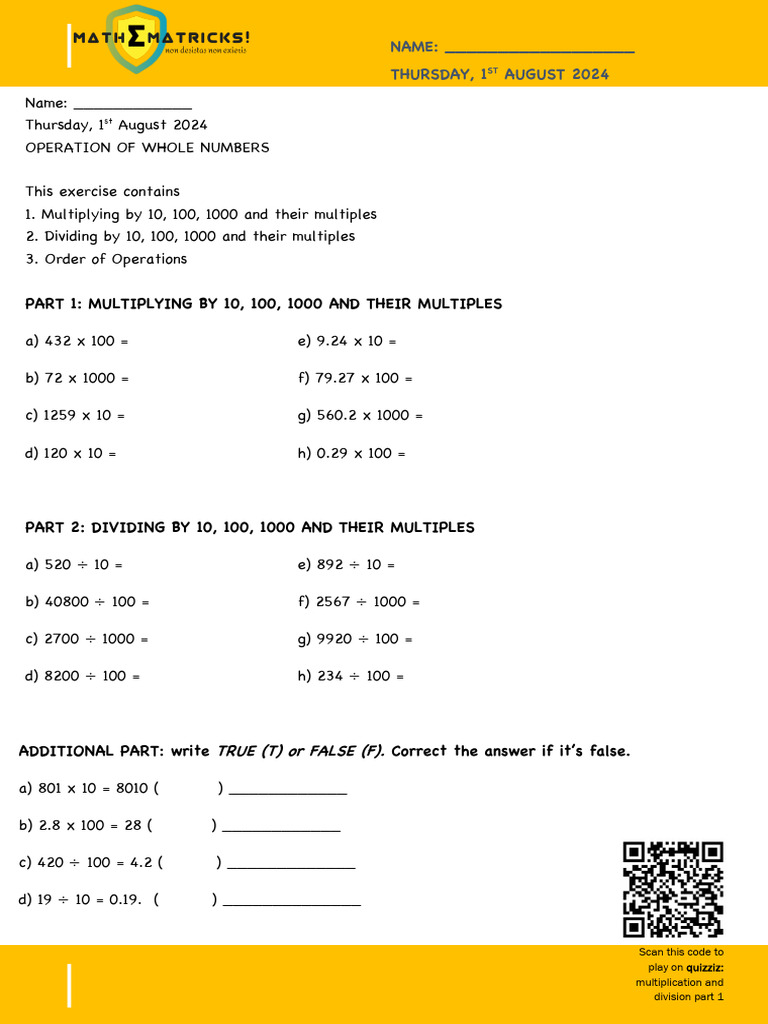 P5 Operation of Decimals | PDF