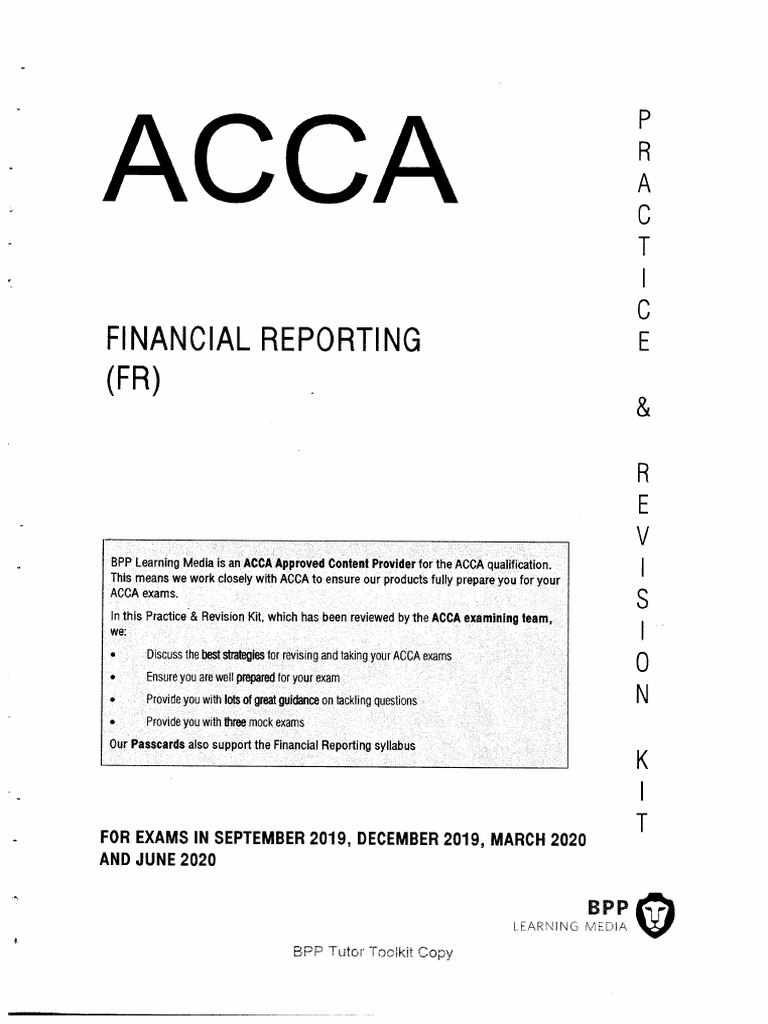 02 - Revision Kit BPP (Exam Prep) | PDF