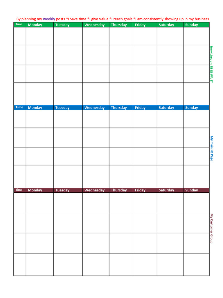 Monthly & Weekly Planner | PDF