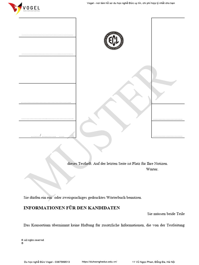 Ecl A2 Schreiben Pdf