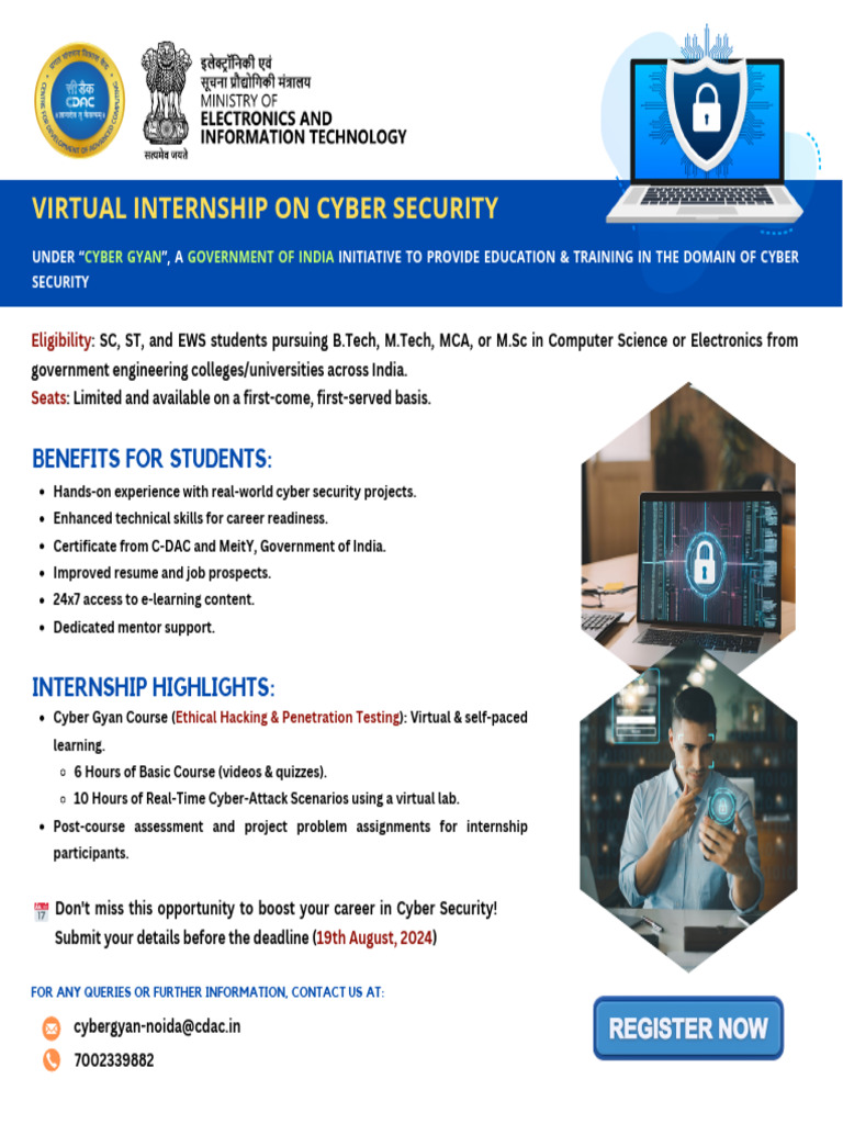 Cyber Security Virtual Internship Certificate | PDF | Computers