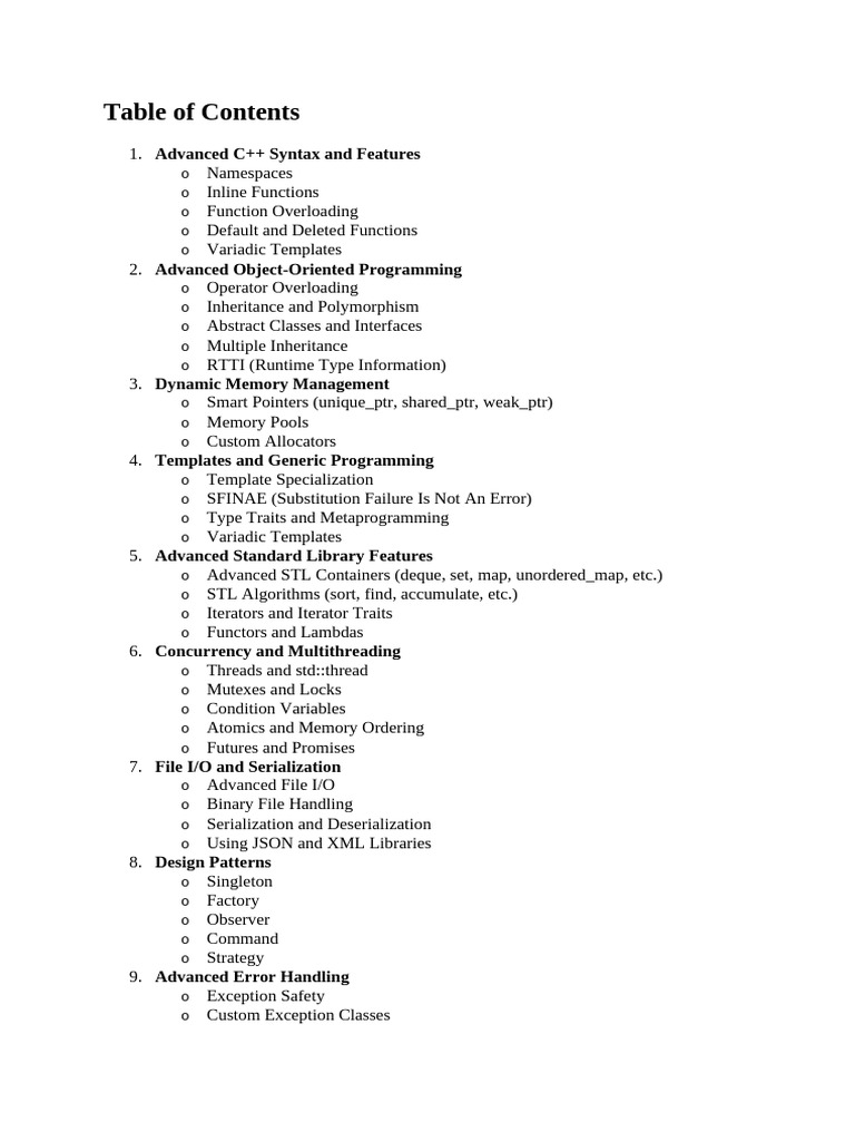 C++ Intermediate | PDF
