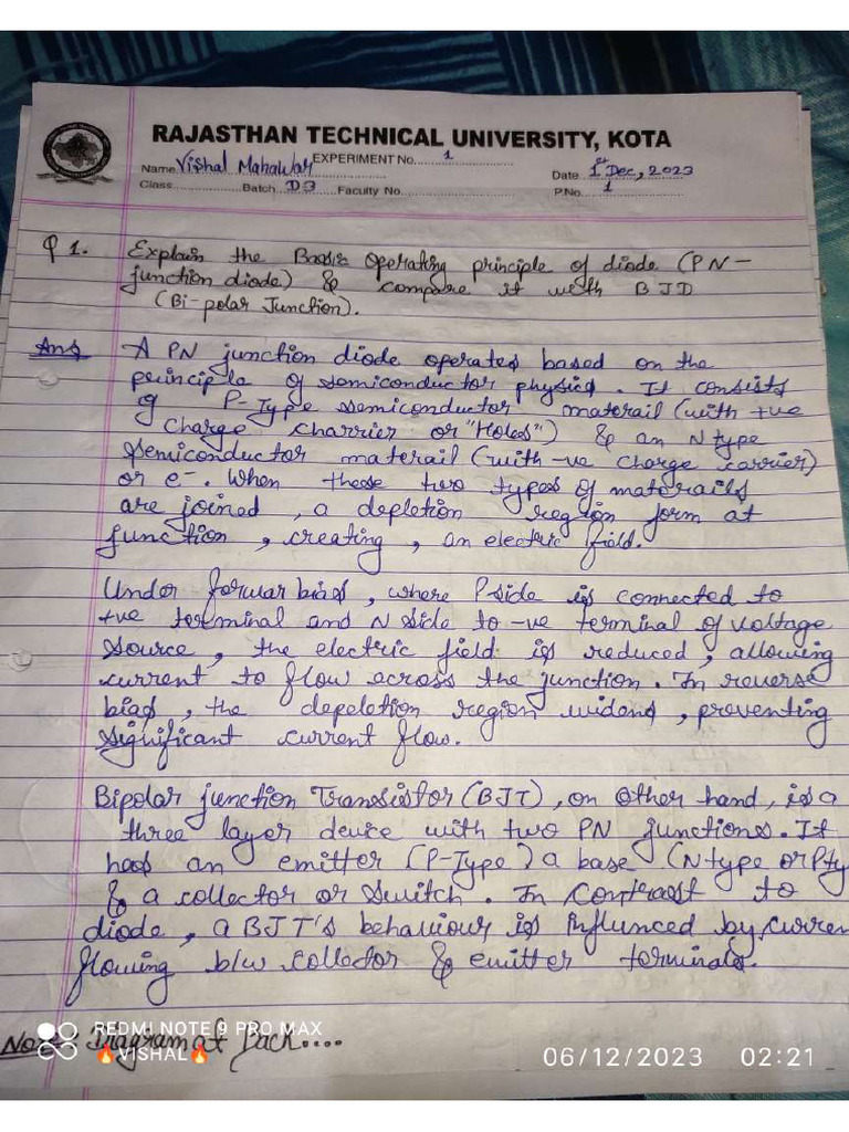 Bee Assignment 1 Vishal Mahawar | PDF