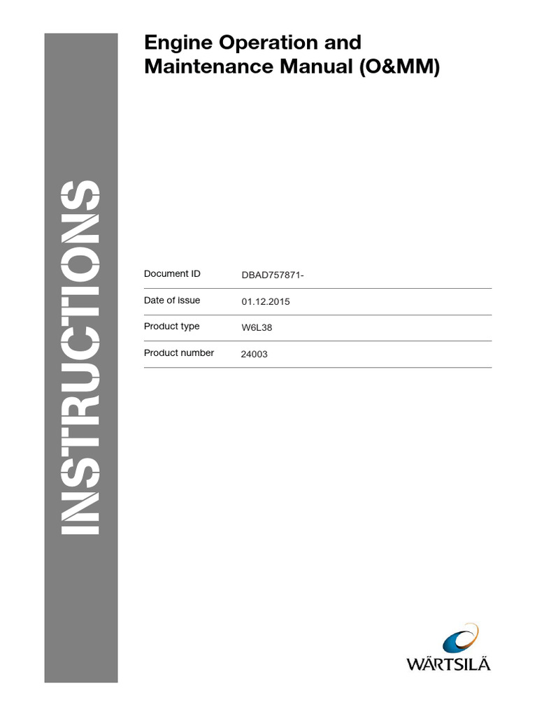 Engine Manual 2400300 | PDF